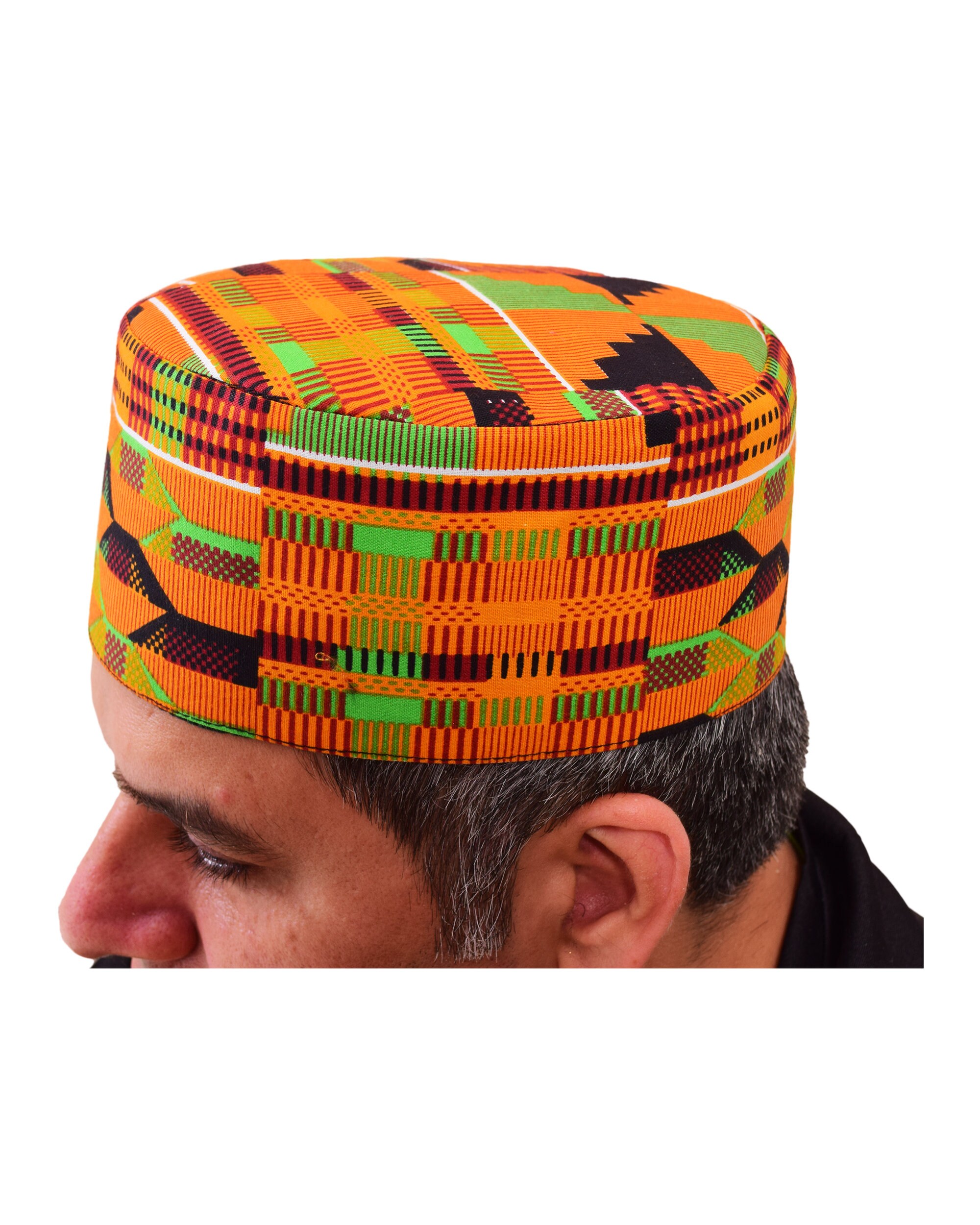 African Traditional Kente Kofi Hat 