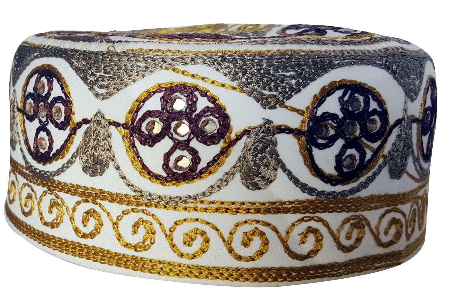 Embroidery Muslim Kufi Hat Mens Boys Kufi koofi kofi Topi Cap Etsy