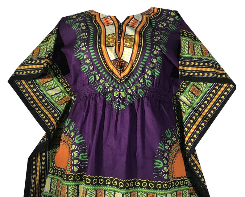 Women Dashiki Long Shirt Elastic Waist Traditional Wear Blouse - Etsy UK
