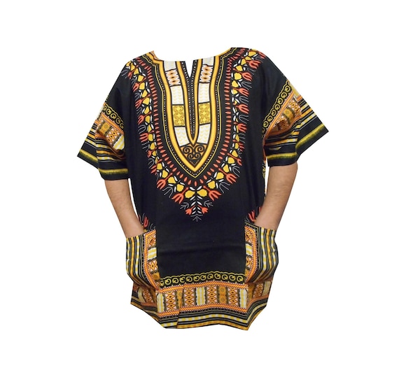 S M L XL 1X 2X 3X Dashiki Shirt Men's 
