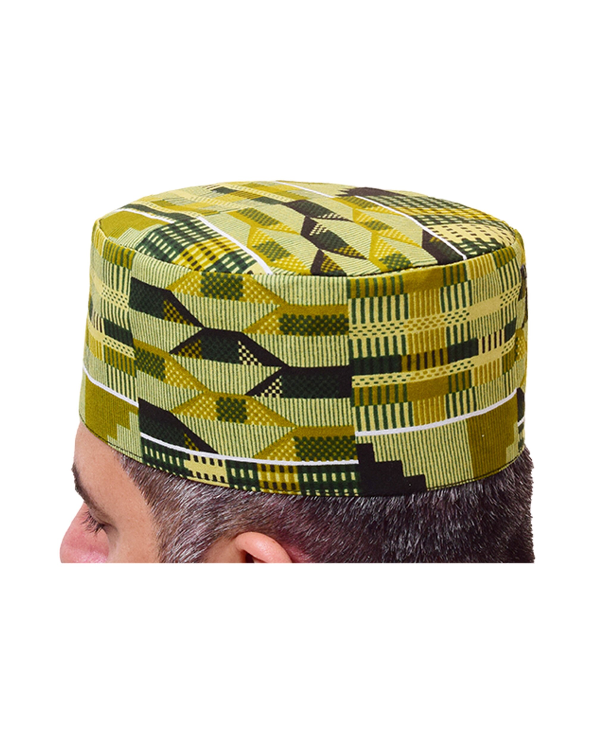 African Traditional Kente Kofi Hat 