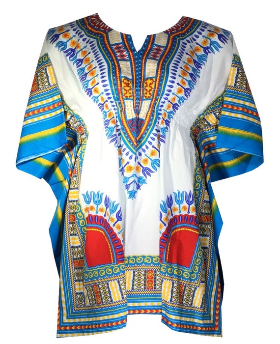 African Women Dashiki Shirt Elastic Waist Traditional Wear - Etsy