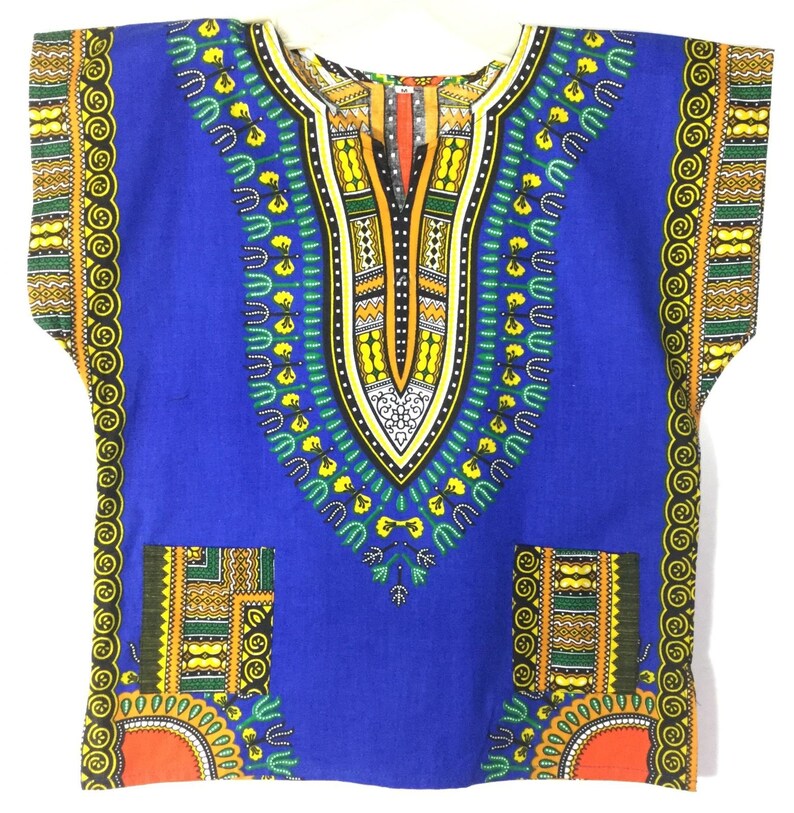 African Kids Traditional Unisex Dashiki Shirt Blouse Top One - Etsy