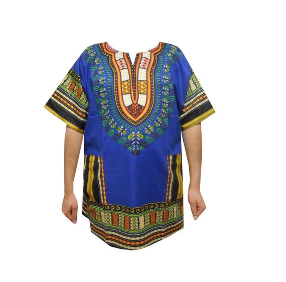 Lofbaz Niños Tradicional de impresión de África Camisa Dashiki Unisex 