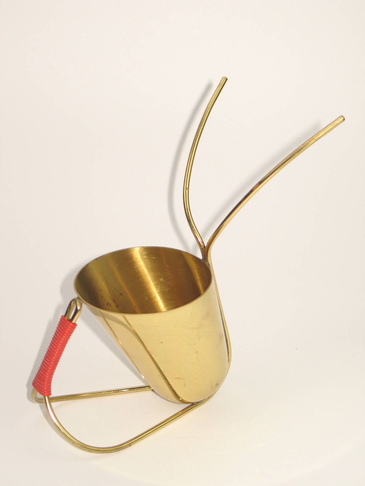 Vintage 50s saltstick and pretzel holder made of brass Etsy