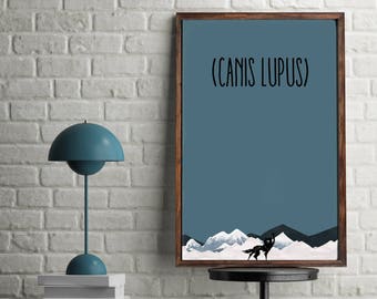 Fantastic Mr. Fox Print - Wes Anderson Inspired, Home Decor (Digital Download)