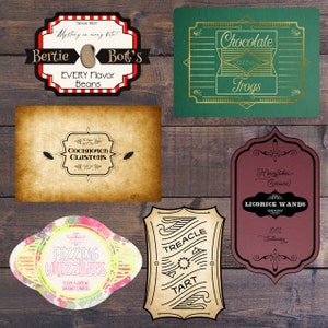 Wizard Party Treat Labels - Halloween - Witch/Wizard