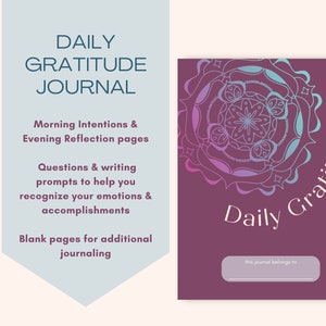 Daily Gratitude Journal, US Letter