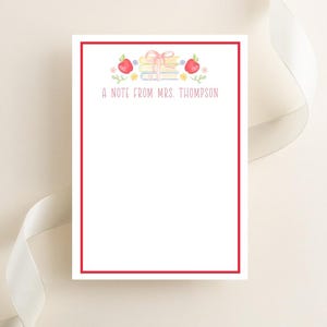 Floral Teacher Notepad