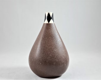 Vintage Gustavsberg Studio art pottery vase by Karin Björquist, ceramic vase, 1960s Sweden