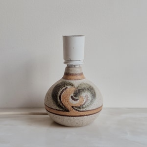 Vintage Soholm, Denmark 1970s ceramic lamp by Noomi Backhausen