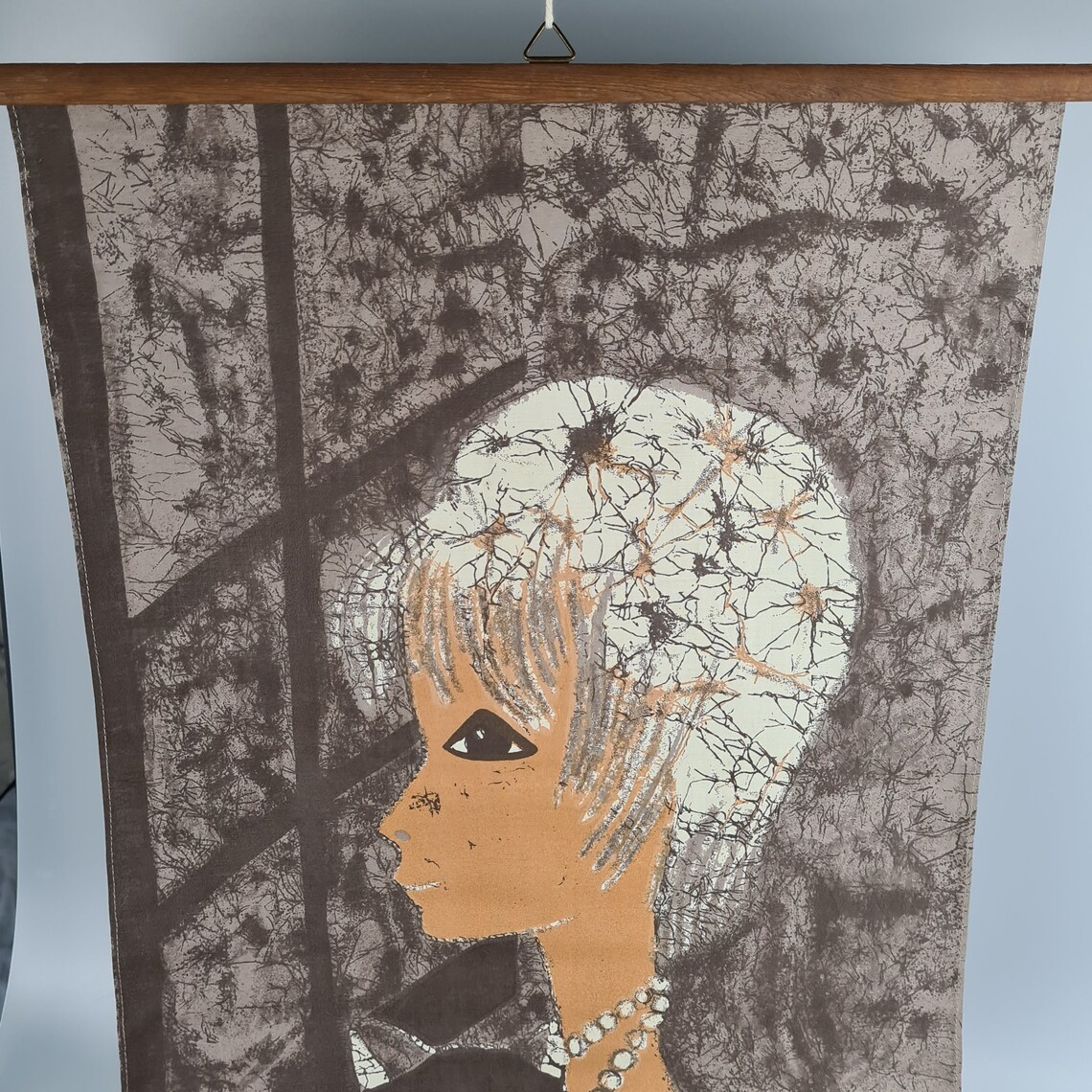 Vintage Textile Wall Hanging by May Bühler Sweden Mid Century Etsy