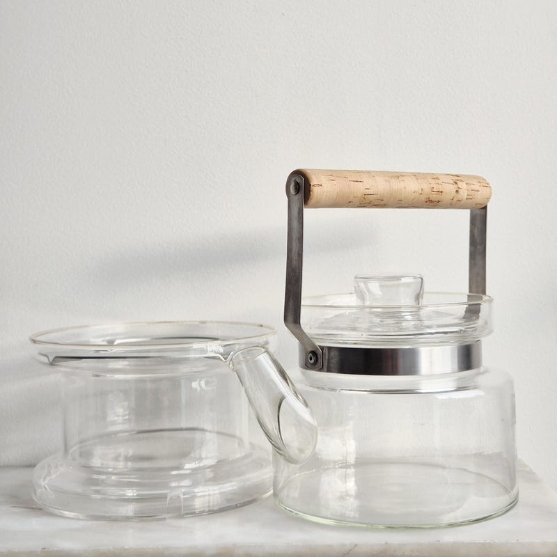 Scandinavian Glass Teapot - Etsy