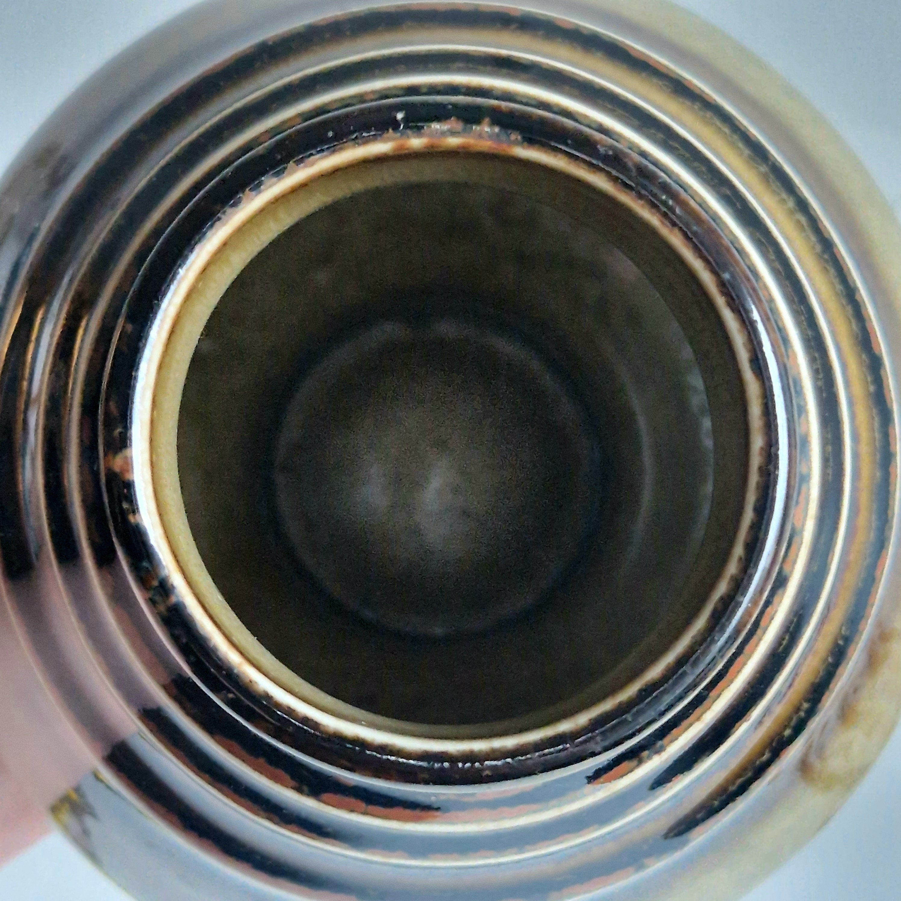 ヴィンテージ ロールストランド セラミック花瓶 - Olle Alberius 竹