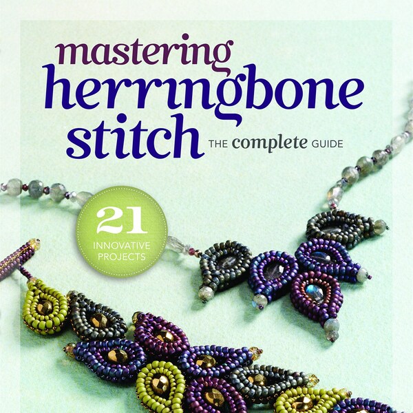 Autographed copy of Mastering Herringbone Stitch by Melinda Barta