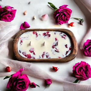 Flower Dough bowl candle