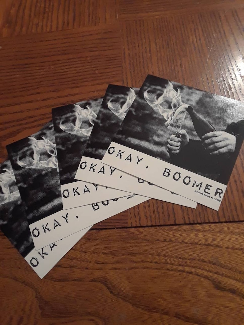 Okay Boomer vinyl sticker