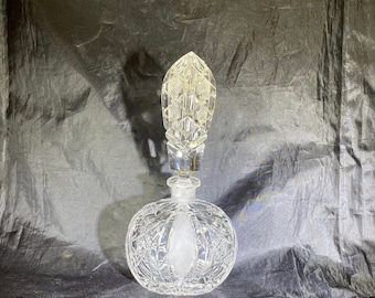 Vintage Cut Crystal Perfume Bottle