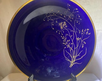 Lindner Kueps Cobalt & Gold Bowl