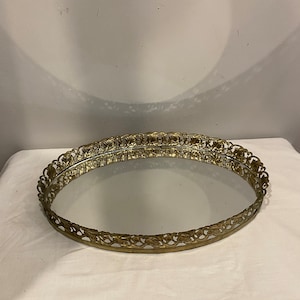 Vintage Filigree Vanity Tray