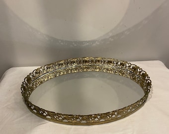 Vintage Filigree Vanity Tray