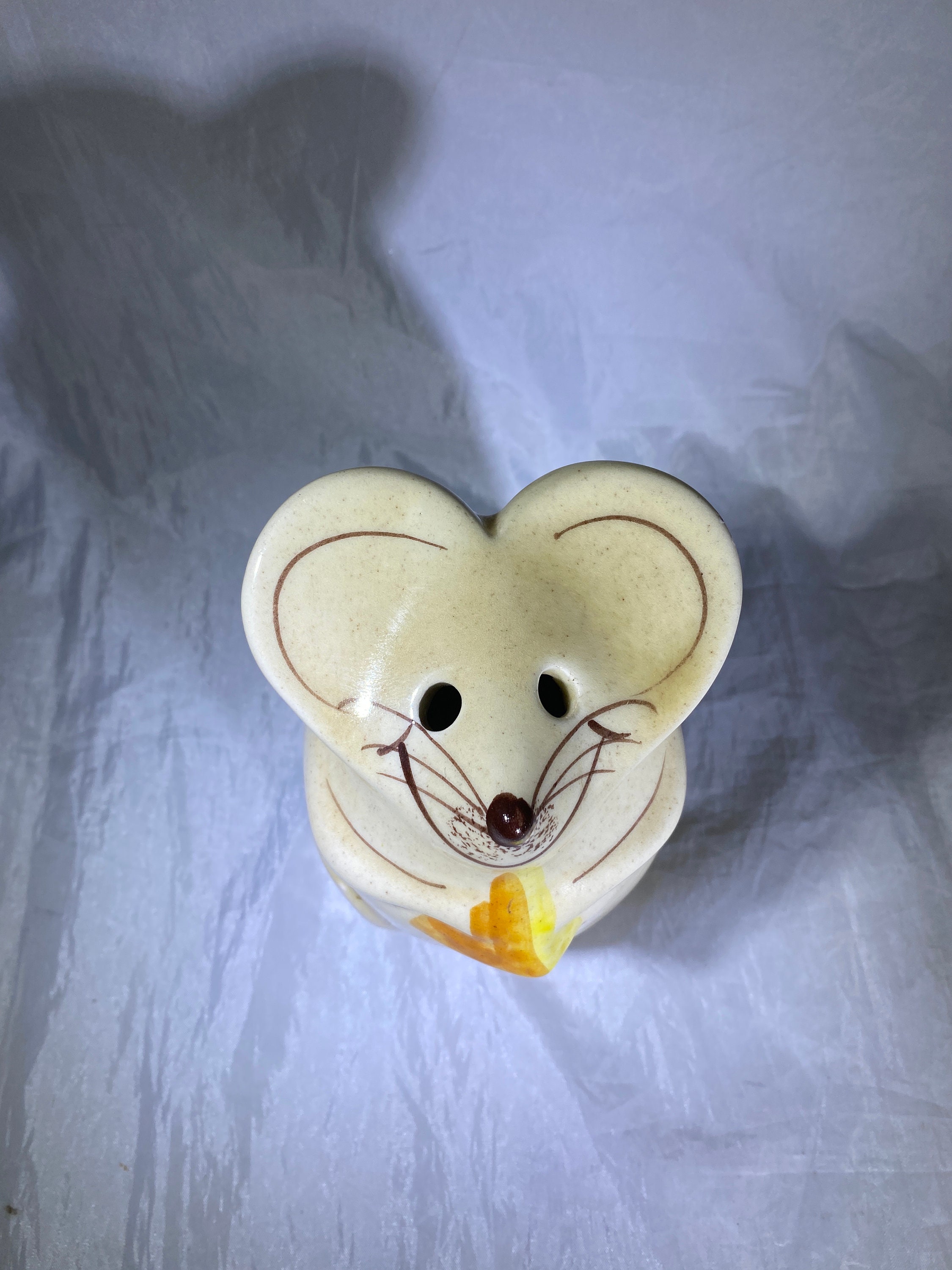 Mouse Cheese Shaker Beige With Cheese Etsy