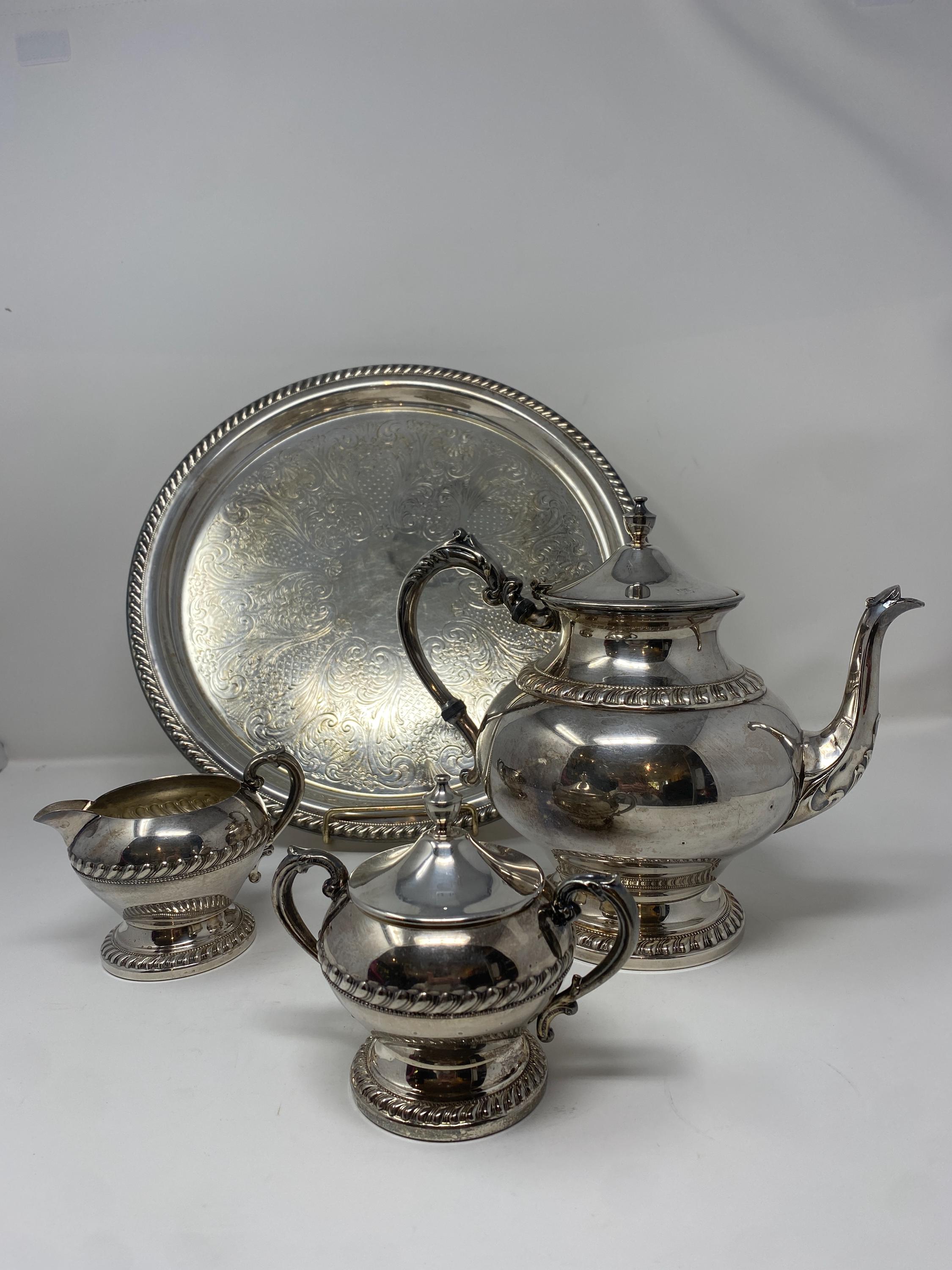 Sheridan Silver Plate Tea Service - Etsy