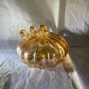 Art Glass Pumpkin
