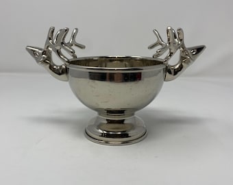 Azucarero con forma de cabeza de ciervo