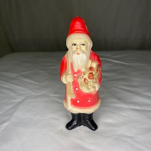 ビスコロイド 4インチ セルロイド サンタ