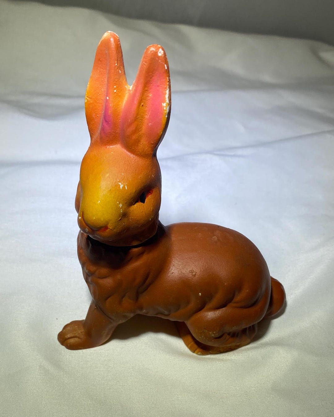 Plaster Rabbit Candy Container - Etsy