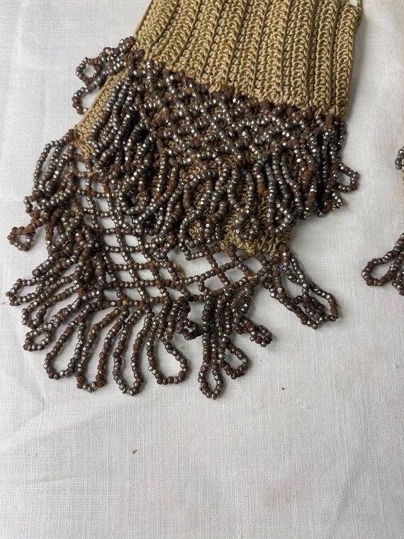 Antique Crochet & Beaded  Purse - image 2