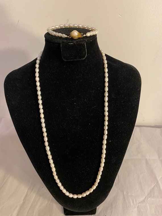 Mallorca Pearl Necklace and Bracelet - Gem