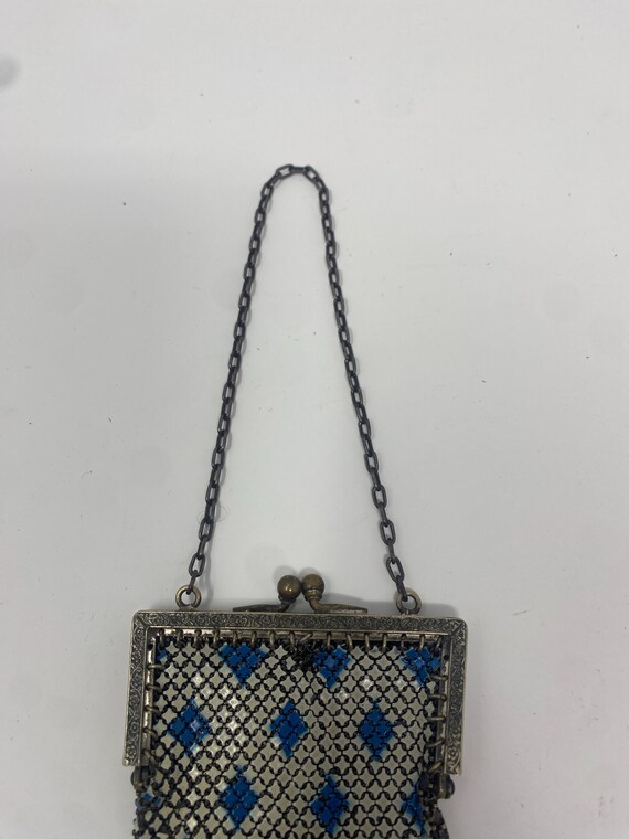 Antique Enamel Mesh Purse - image 5