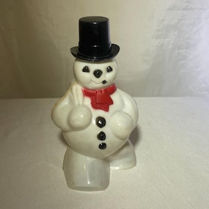 ロズブロの雪だるまキャンディ容器 - 1950年代頃