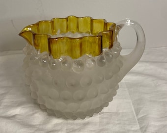 Hobbs Hobnail Francisware Pitcher