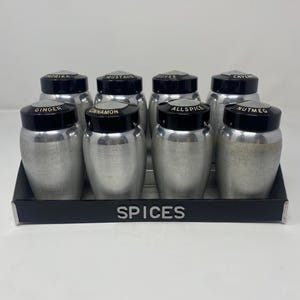 Kromex Stainless Steel Spice Jar Rack - Etsy