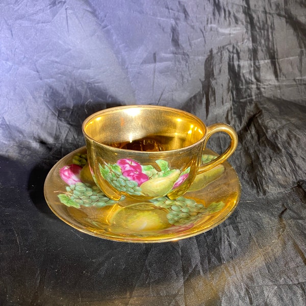 Gold Tea Cups Etsy