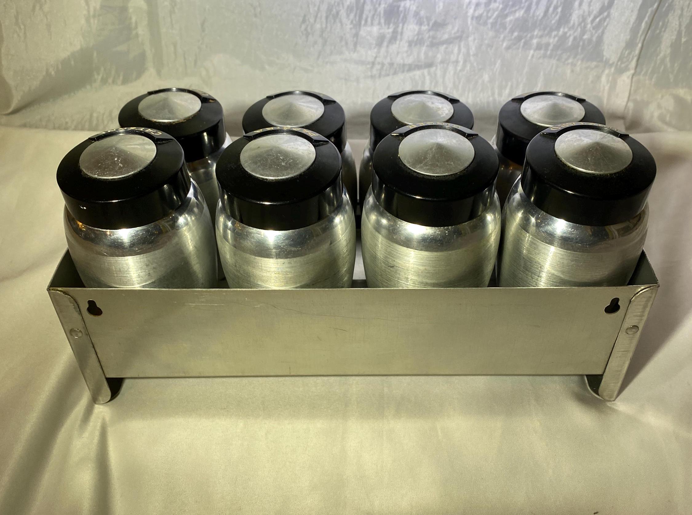 Kromex Stainless Steel Spice Jar Rack - Etsy