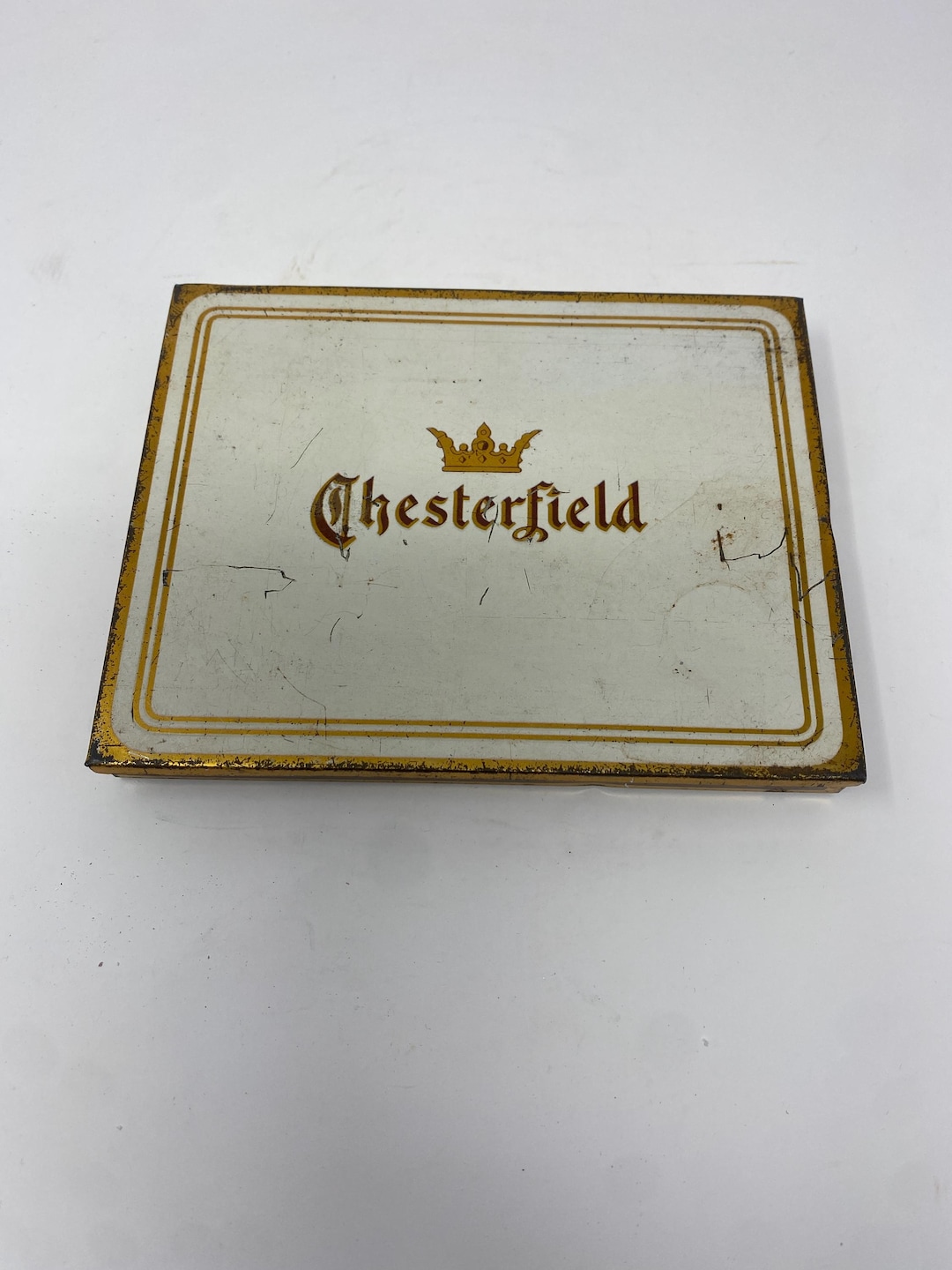 chesterfield canned cigarettes Cigarette Tin Vintage Chesterfield Cigarettes Advertising Poster