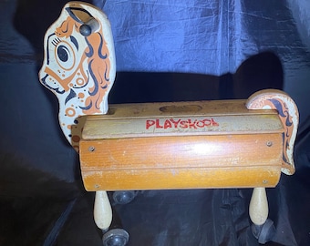 Vintage Playskool Ride-on Horse