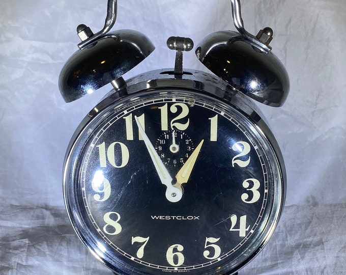Westclox Wind up Alarm Clock Etsy