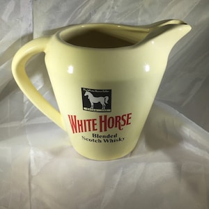 White Horse Scotch Pitcher