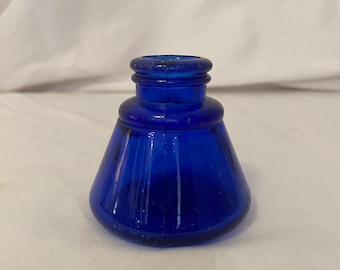 注ぎ口付きコバルトブルーインクボトル - Etsy 日本