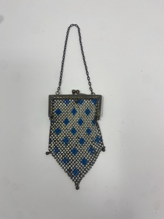 Antique Enamel Mesh Purse - image 4