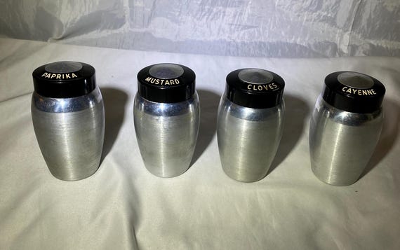 Kromex Stainless Steel Spice Jar Rack - Etsy