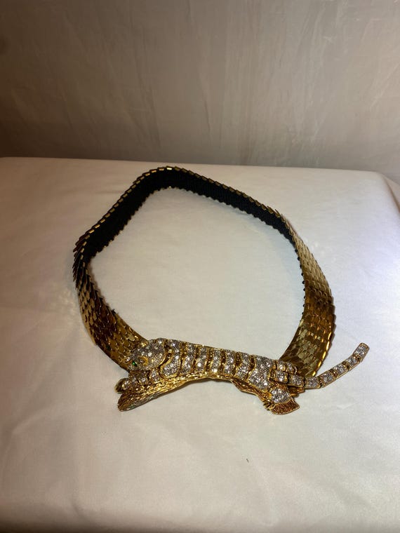 Accessory Accent NYC Articulate Tiger Brooch on Fish Scale  display picture 2