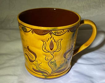 Breininger Redware Pottery Quart Mug