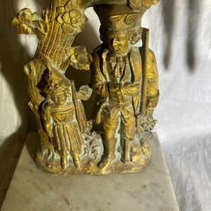 Antique 3 Armed Bronze Girandole image 4