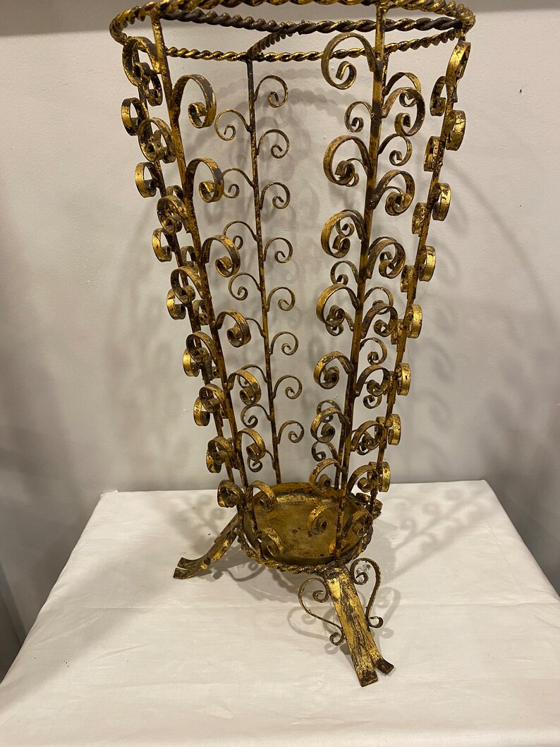 Wrought Iron Umbrella Stand Etsy